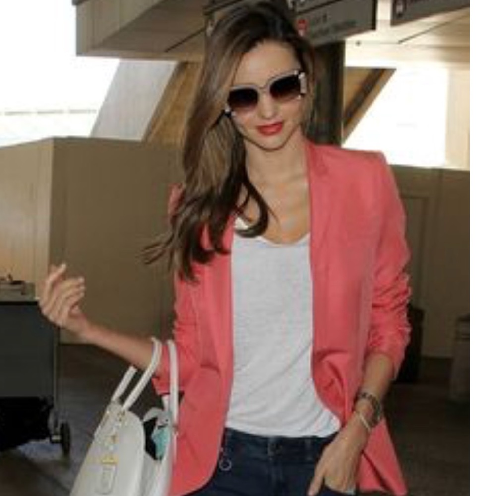 H&M Salmon Fitted Blazer
